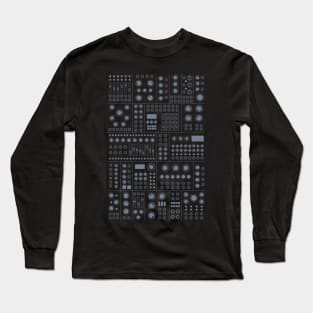 Modular Synthesizer Grey Long Sleeve T-Shirt